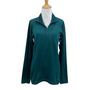 Outdoor Research Top Womens M Medium Everglade Vigor Quarter Zip Long Sleeve